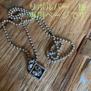 クロムハーツ(Chrome Hearts)のクロムハーツ　フレームドハート　ネックレス(美品)(ネックレス)