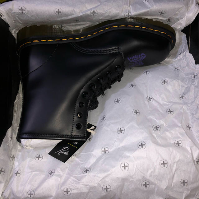 Needles(ニードルス)のドクターマーチン Dr.Martens 8ホール　NEEDLESコラボ メンズの靴/シューズ(ブーツ)の商品写真