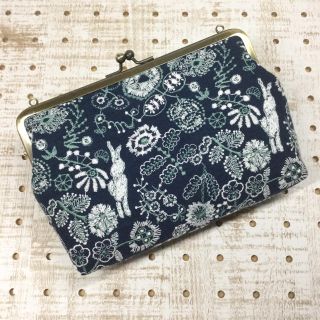 mina perhonen - ハンドメイド ミナペルホネン がま口 通帳ポーチ