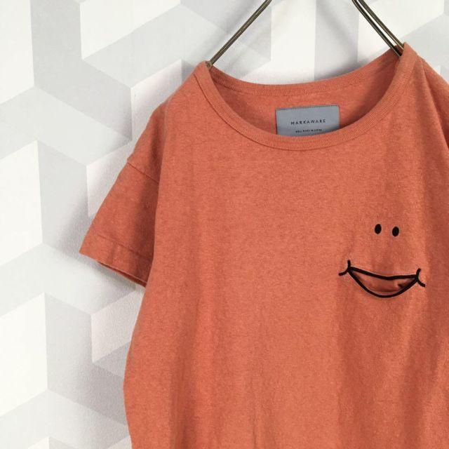 MARKAWEAR(マーカウェア)の【Markaware】マーカウェア ニコちゃん スマイリーポケット Tシャツ メンズのトップス(Tシャツ/カットソー(半袖/袖なし))の商品写真