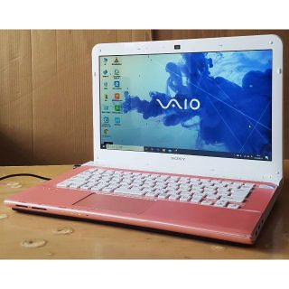 ソニー(SONY)のWin10 VAIO SVE141/1000M/4G/500G/DVD/カメラ(ノートPC)