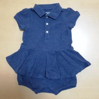 ラルフローレン(Ralph Lauren)の【サイズ12M/80】半袖ラルフローレンロンパース(ロンパース)