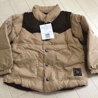 BeBe - べべ ベージュ アウター 新品 110 ダウンジャケットの通販 by