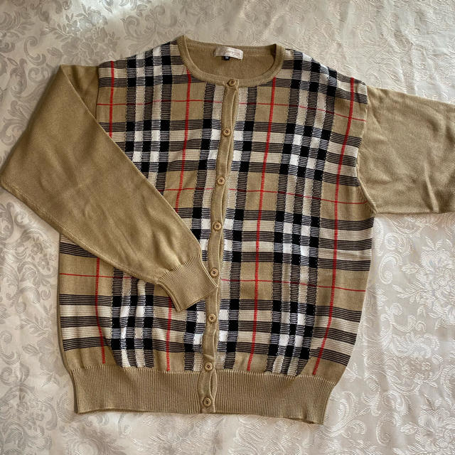 BURBERRY(バーバリー)のRuru様専用　♡ BURBERRY ♡ 綿カーディガン レディースのトップス(カーディガン)の商品写真