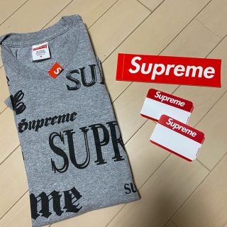 シュプリーム(Supreme)のおまけ付　Supremeシュプリーム　マルチロゴTシャツ　グレー　Mサイズ(Tシャツ/カットソー(半袖/袖なし))