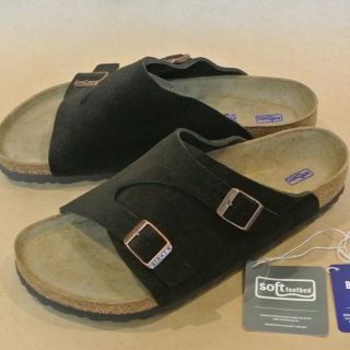 ビルケンシュトック(BIRKENSTOCK)のBirkenstock Zurich SFB Mocca 茶 EU40 ドイツ製(サンダル)