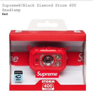 シュプリーム(Supreme)のsupreme Black Diamond Storm 400 Headlamp(ライト/ランタン)