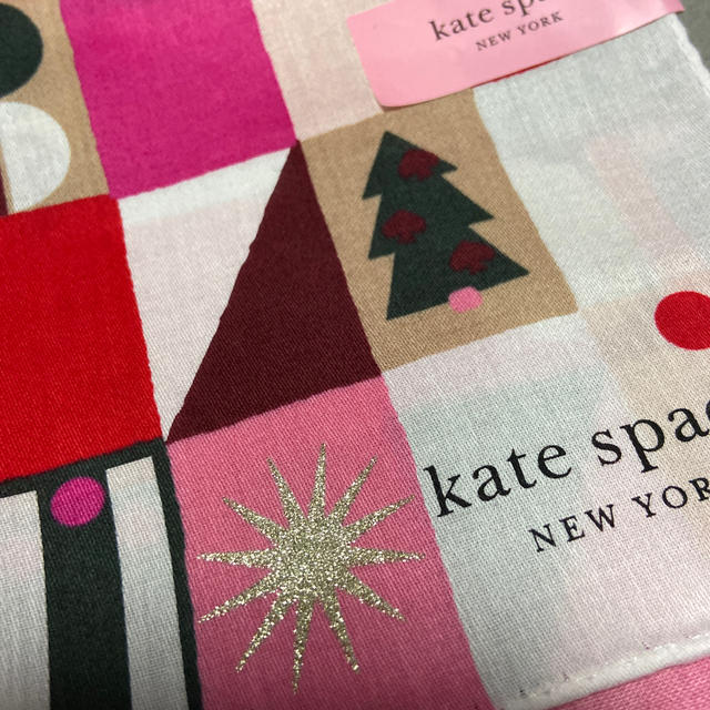 kate spade new york(ケイトスペードニューヨーク)のケイトスペードハンカチ新品未使用シール付き レディースのファッション小物(ハンカチ)の商品写真