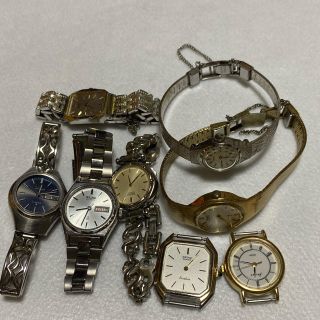 セイコー(SEIKO)のジャンク品　8点　まとめ(腕時計)