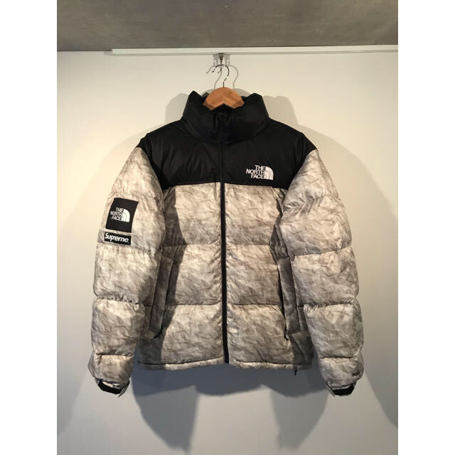 【M】supreme north face paper nuptse