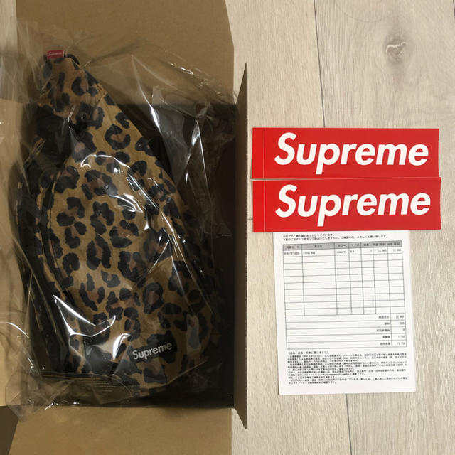 シュプリーム スリング バッグ レオパード sling bag leopard 1