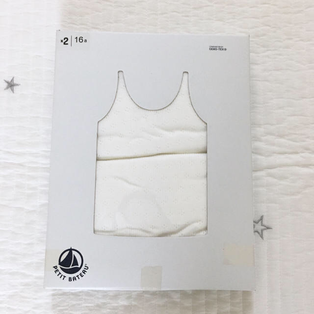 PETIT BATEAU(プチバトー)の＊ご専用＊ 新品未使用  プチバトー  針抜きキャミソール  16ans レディースのトップス(キャミソール)の商品写真