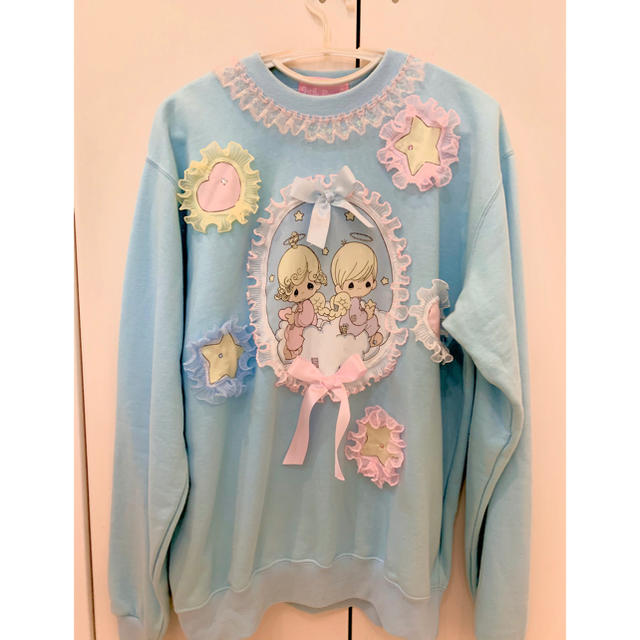 NILE PERCH(ナイルパーチ)のレア♡1点物♡新品未使用♡ナイルパーチNILEPERCH  リメイクトレーナー レディースのトップス(トレーナー/スウェット)の商品写真