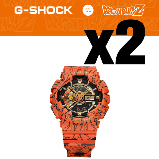 CASIO G-SHOCK GA-110JDB-1A4JR ドラゴンボールZ