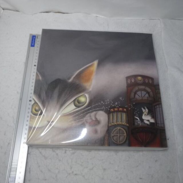 専用　ジタン　キャンパス　アート　箸置き　ほおづえ　わちふぃーるど　ダヤン　猫