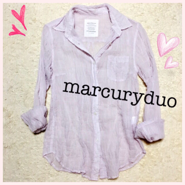 MERCURYDUO(マーキュリーデュオ)のmarcuryduo♡大幅値下げ！！！ レディースのトップス(シャツ/ブラウス(長袖/七分))の商品写真