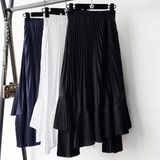 ザラ(ZARA)のロングスカート マーメイドスカート フリルスカート アシンメトリー インポート(ロングスカート)