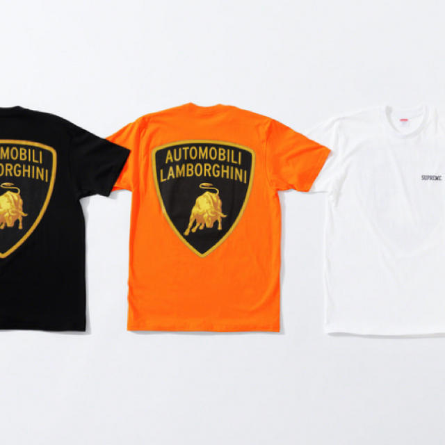 Supreme(シュプリーム)のSupreme Lamborghini Tee ランボルギーニ オレンジ M メンズのトップス(Tシャツ/カットソー(半袖/袖なし))の商品写真
