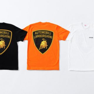 シュプリーム(Supreme)のSupreme Lamborghini Tee ランボルギーニ オレンジ M(Tシャツ/カットソー(半袖/袖なし))