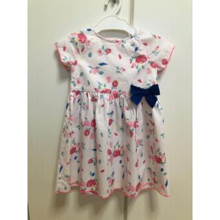 プチバトー(PETIT BATEAU)のプチパトー　花柄ワンピース　サイズ3M(ワンピース)