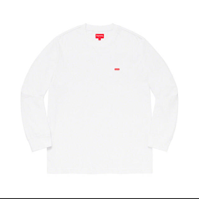 Supreme Small Box Logo L/S Tee 白 Mサイズ-