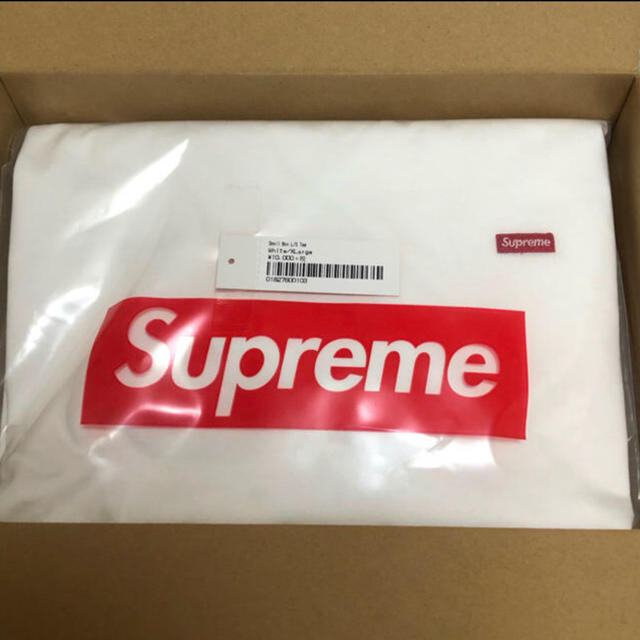 XLサイズ　Supreme Small Box Logo L/S Tee 白