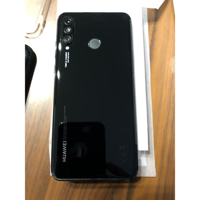 ANDROID(アンドロイド)のオマケ多数！　HUAWEI P30 lite 64 GB SIMフリー美品 スマホ/家電/カメラのスマートフォン/携帯電話(スマートフォン本体)の商品写真