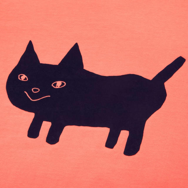 UNIQLO(ユニクロ)の米津玄師　ユニクロ　UT ピンク　猫　Lサイズ メンズのトップス(Tシャツ/カットソー(半袖/袖なし))の商品写真