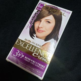 ロレアルパリ(L'Oreal Paris)のエクセランス Ｎ クリームタイプ 6NB やや明るい自然な栗色 白髪染め(1セッ(白髪染め)