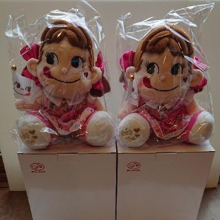 フジヤ(不二家)の◆ペコちゃん◆非売品ぬいぐるみ(キャラクターグッズ)