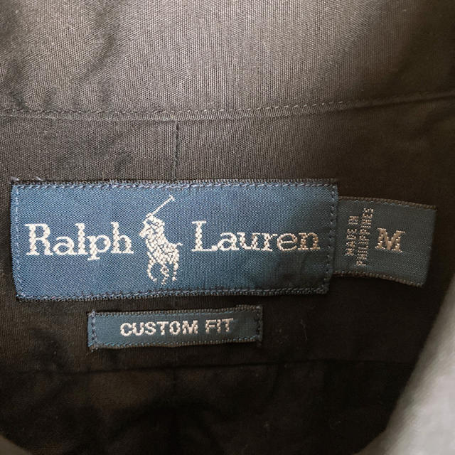 POLO RALPH LAUREN(ポロラルフローレン)の【オススメ‼︎】Ralph Lauren◎黒×紫 ホース刺繍 無地シャツ メンズのトップス(シャツ)の商品写真