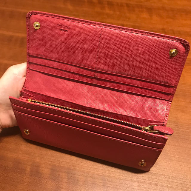 PRADA(プラダ)のPRADA リボン長財布(ピンク) レディースのファッション小物(財布)の商品写真