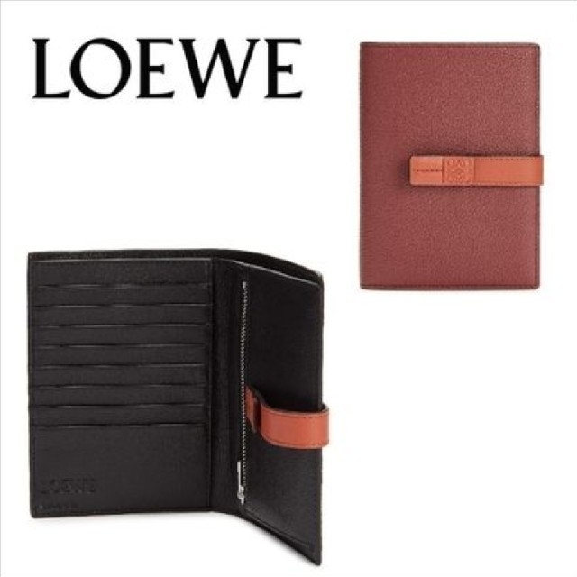 LOEWE(ロエベ)のまりゆしさま専用専用 ロエベ Medium Verticalバイカラー二折り財布 レディースのファッション小物(財布)の商品写真