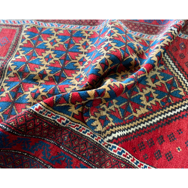 アフガンバルーチ by My Aladdin’s Rug｜ラクマ トライバルラグ 150×100cmの通販 超激安得価