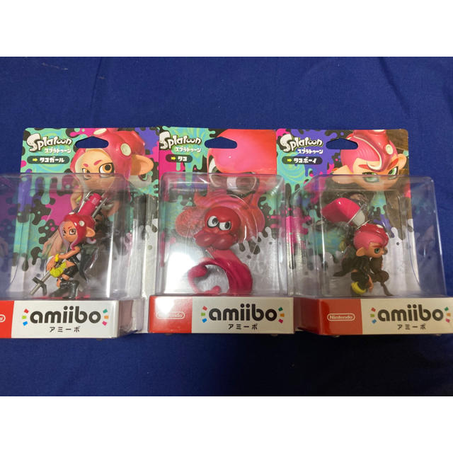 新品amiiboアミーボ スプラトゥーン2タコ タコガール タコボーイ3体セットの通販 By おかっち S Shop ラクマ