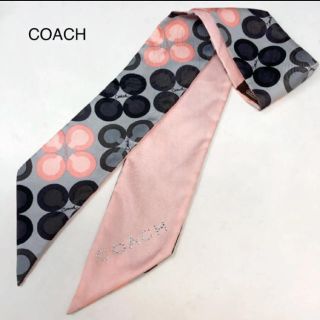 コーチ(COACH)のコーチ　ツイリー　シルク　リバーシブル(バンダナ/スカーフ)