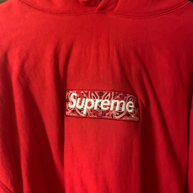 SupremeBandanaBox Logo HoodedSweatshirt