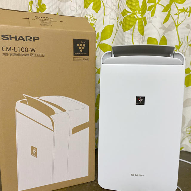 リアルサープラス！ SHARP CM-L100-W 冷風・衣類乾燥 除湿機