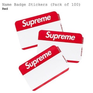 シュプリーム(Supreme)のSupreme Name Badge Stickers(ノート/メモ帳/ふせん)
