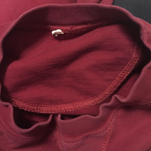 長袖Tシャツ 赤 3L メンズのトップス(Tシャツ/カットソー(七分/長袖))の商品写真