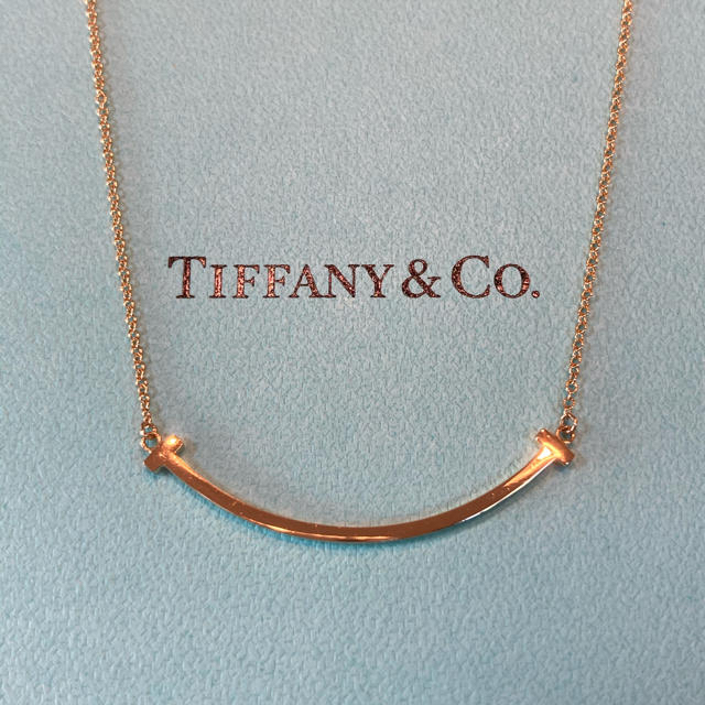 Tiffany & Co.(ティファニー)の※9/12限定※ティファニー　Tスマイル　スモール　ネックレス K18 YG レディースのアクセサリー(ネックレス)の商品写真