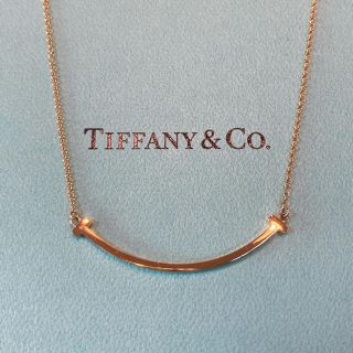 ティファニー(Tiffany & Co.)の※9/12限定※ティファニー　Tスマイル　スモール　ネックレス K18 YG(ネックレス)