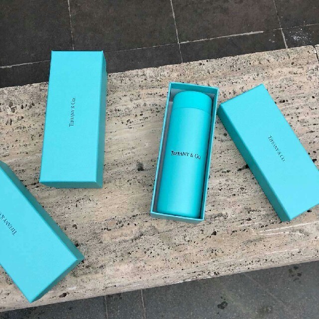 Tiffany & Co. - 今日限定ティファニーステンレスミニボトル200mlブルーボックス入りの通販 by 松崎孝美's shop