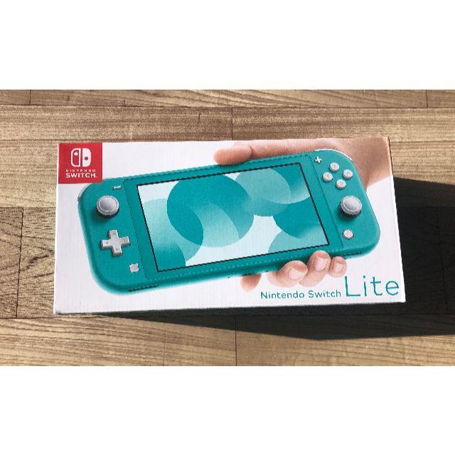 任天堂(ニンテンドウ)の任天堂 NINTENDO Switch Lite ターコイズ 美品  エンタメ/ホビーのゲームソフト/ゲーム機本体(携帯用ゲーム機本体)の商品写真