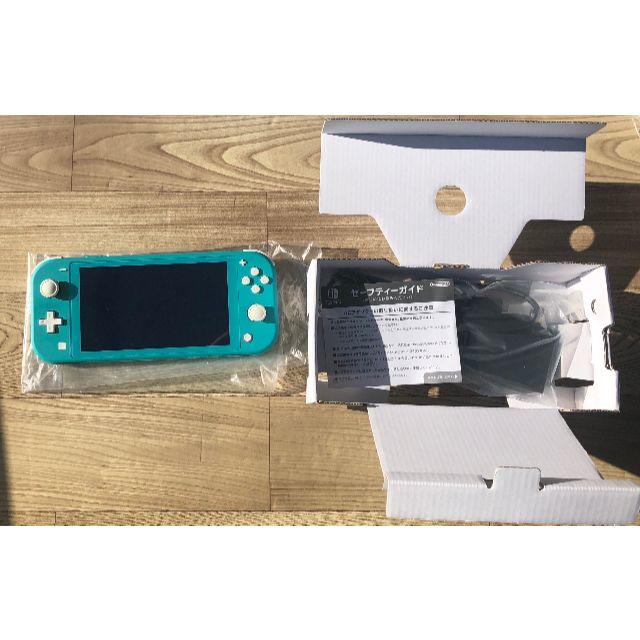 任天堂(ニンテンドウ)の任天堂 NINTENDO Switch Lite ターコイズ 美品  エンタメ/ホビーのゲームソフト/ゲーム機本体(携帯用ゲーム機本体)の商品写真