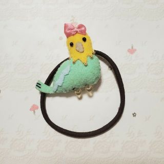 フランシュリッペ(franche lippee)のインコヘアゴム☆がま口ねこはみタンク(ヘアゴム/シュシュ)