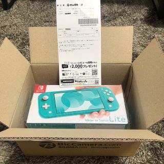 ニンテンドースイッチ(Nintendo Switch)のNintendo Switch Lite ターコイズ 新品未使用 送料込み(家庭用ゲーム機本体)