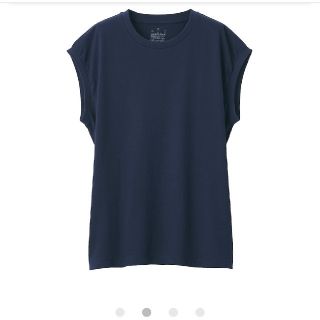 ムジルシリョウヒン(MUJI (無印良品))の【中古】無印良品　スリーブレスＴシャツ　Ｍ　ダークネイビー(Tシャツ(半袖/袖なし))