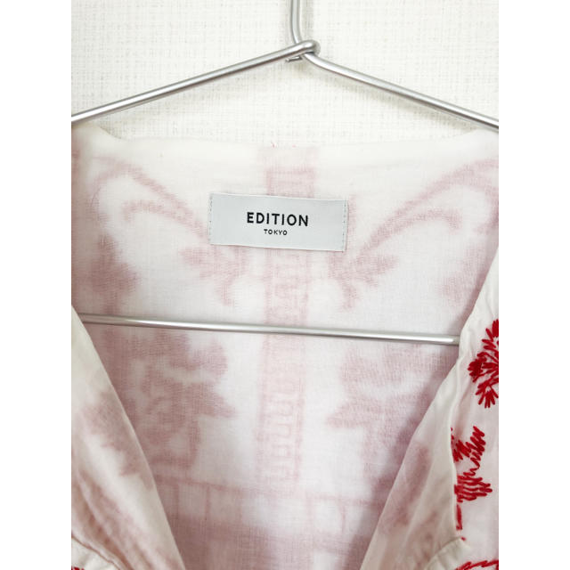 Edition(エディション)のEdition エディション　刺繍　カーディガン レディースのトップス(カットソー(長袖/七分))の商品写真