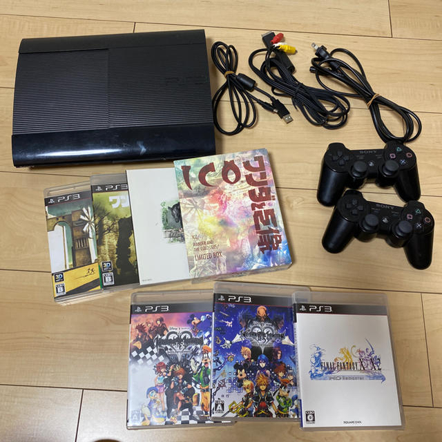 エンタメ/ホビーPlayStation3 500GB (CECH4300C)＋ソフト数点付き